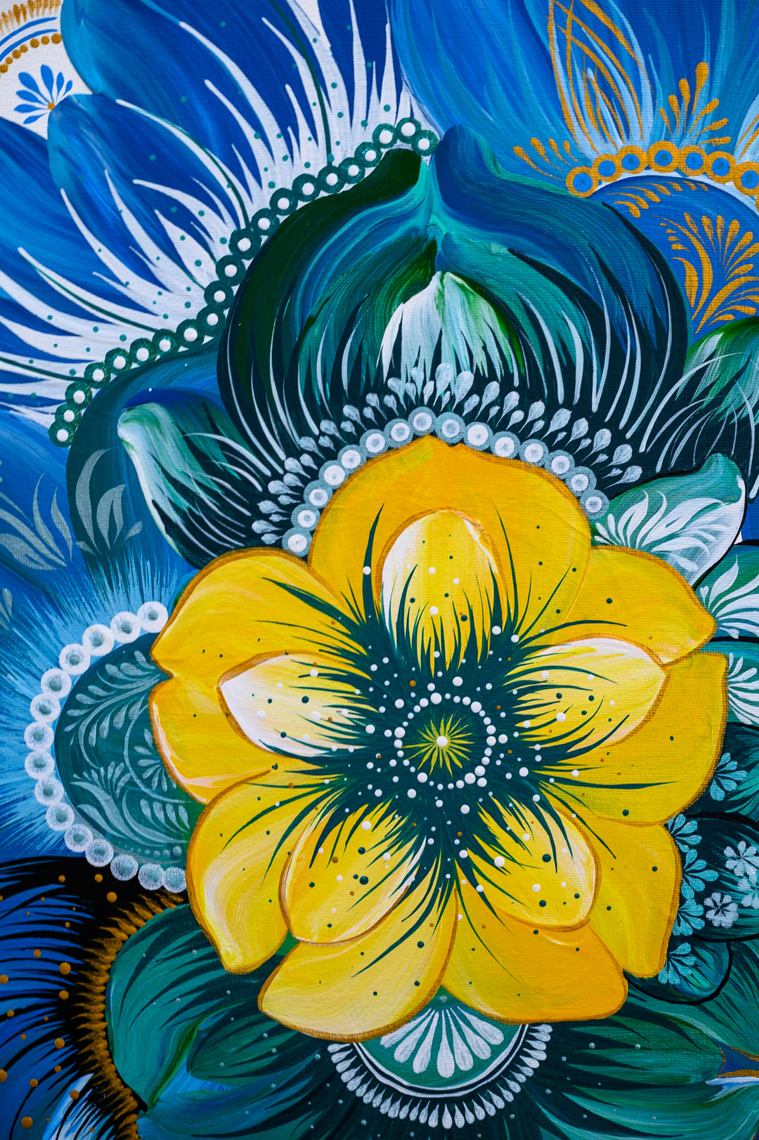 Blue and Gold Symphony