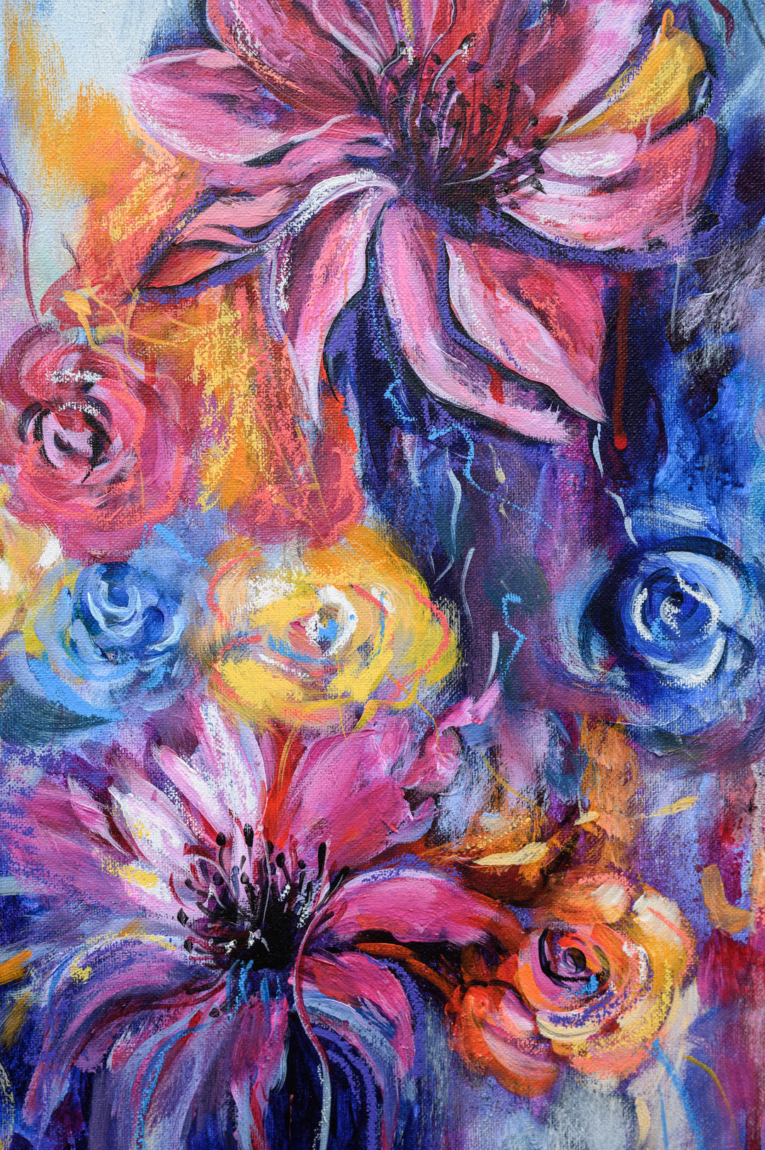 Yellow-pink flowers