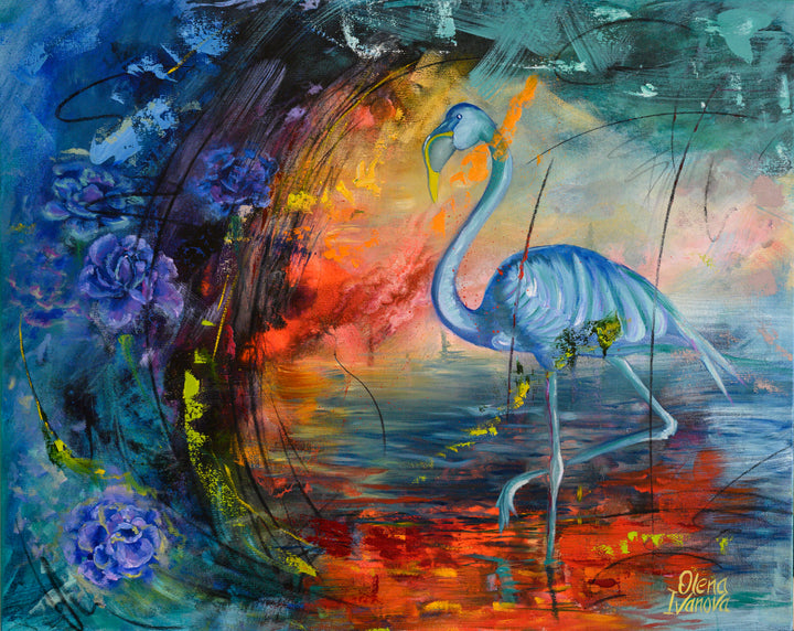 The Blue Flamingo