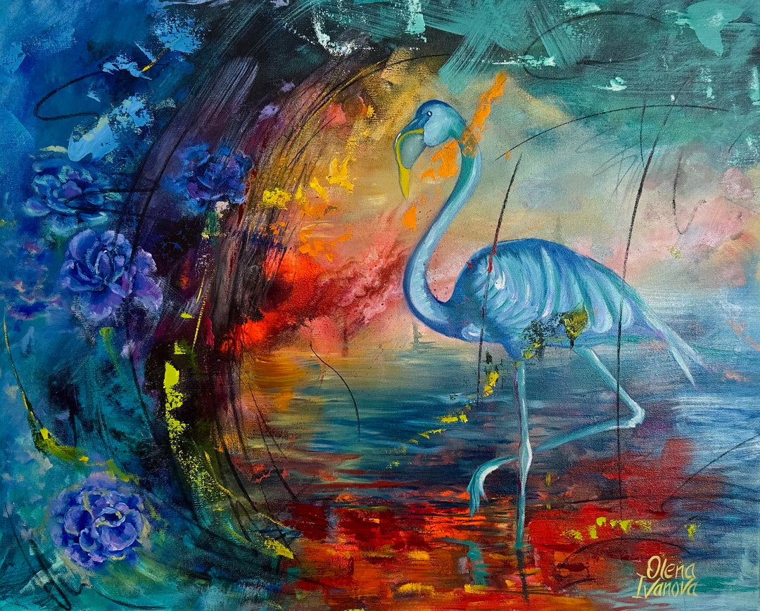 The Blue Flamingo