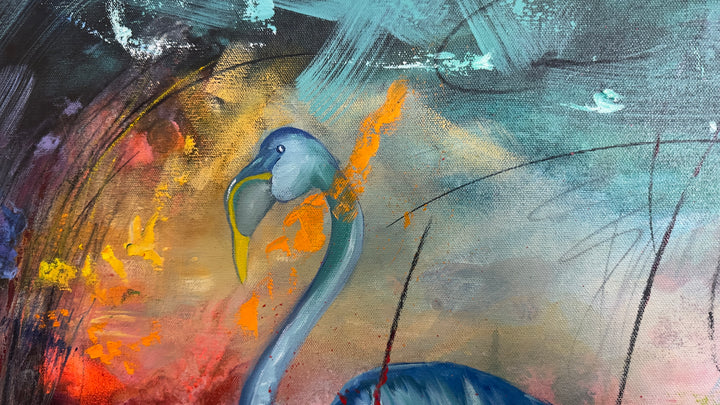 The Blue Flamingo