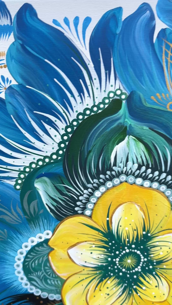 Blue and Gold Symphony